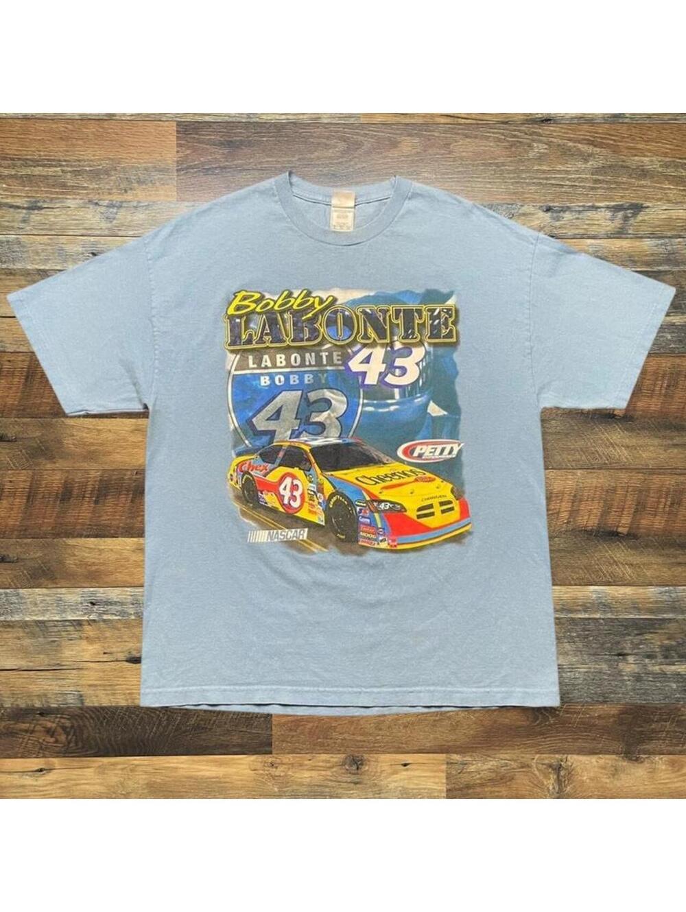 Vintage NASCAR Bobby Labonte T-Shirt Racing Tee Size XL